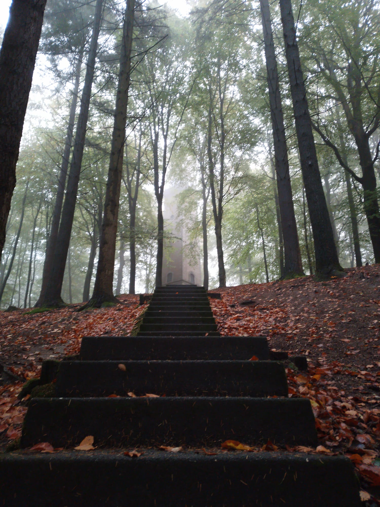 Stairs leading up to the tower in Sonsbeek park, Arnhem.